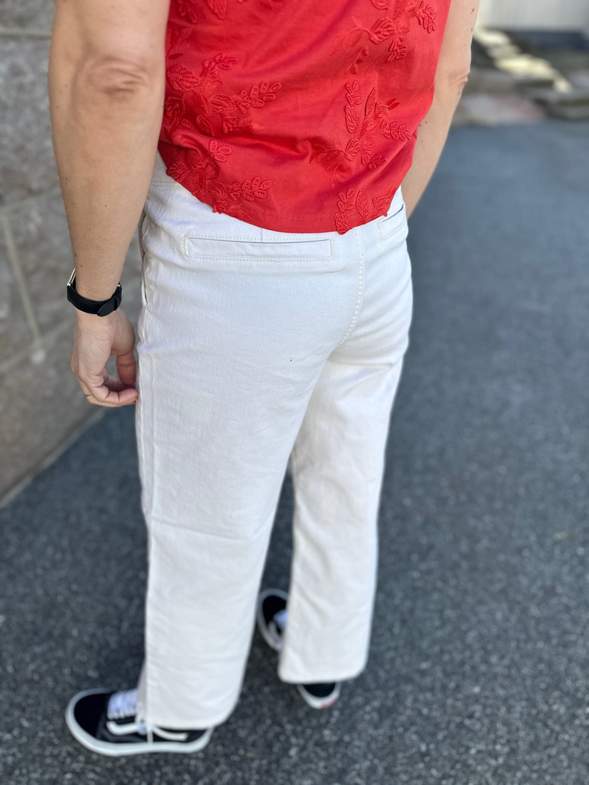 Viemma Hw Wide Button Jeans Ola Birch