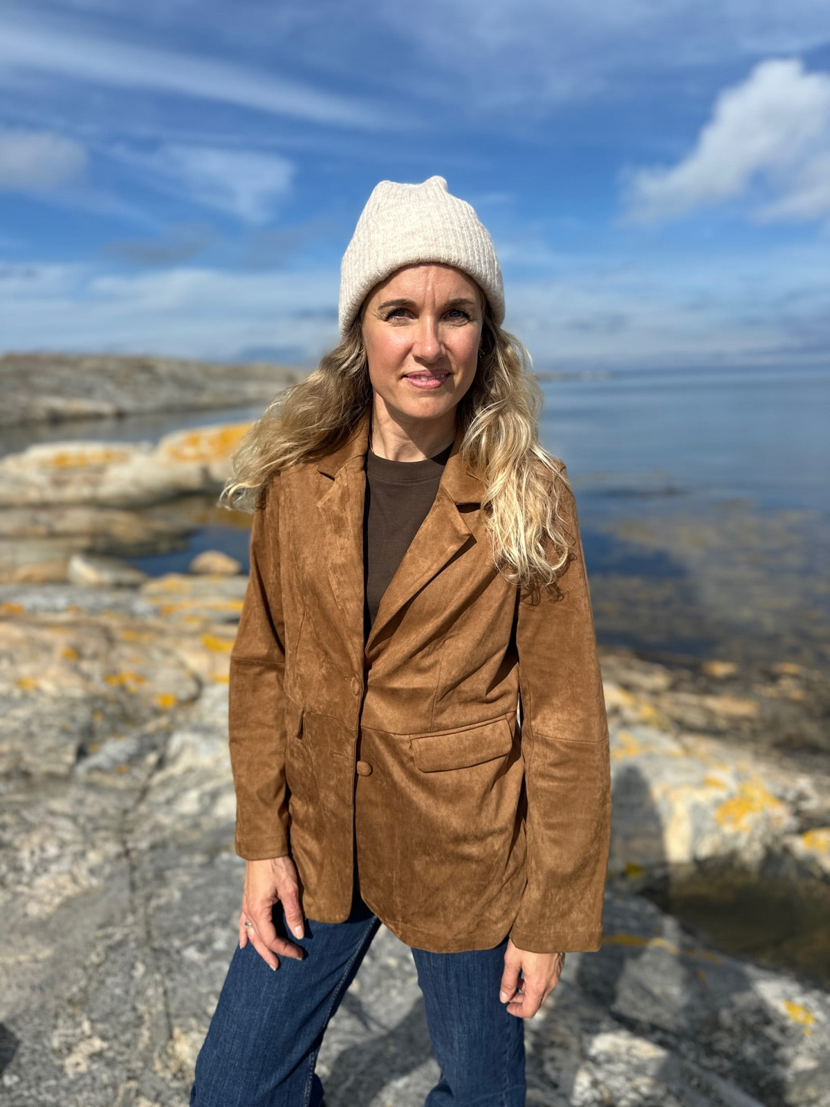 Vihena Loose Blazer Argan Oil