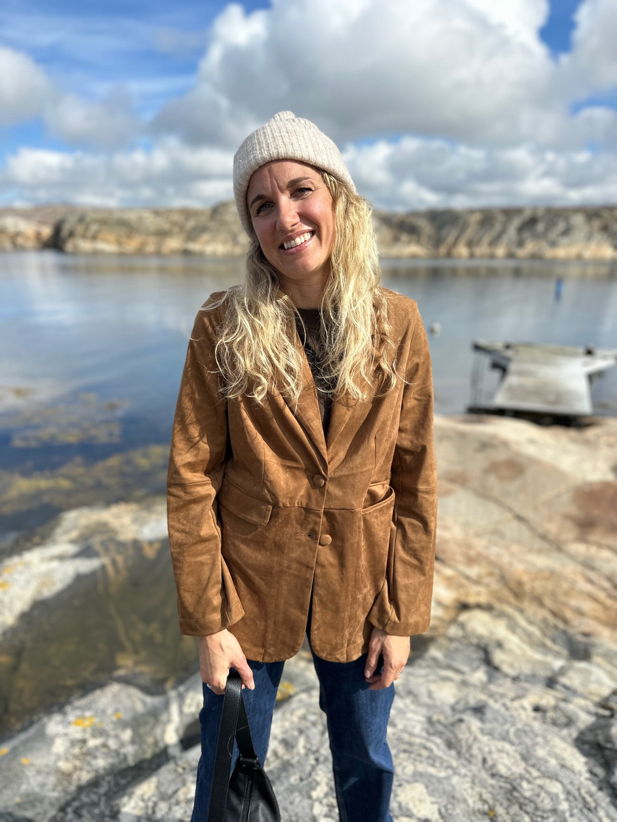 Vihena Loose Blazer Argan Oil