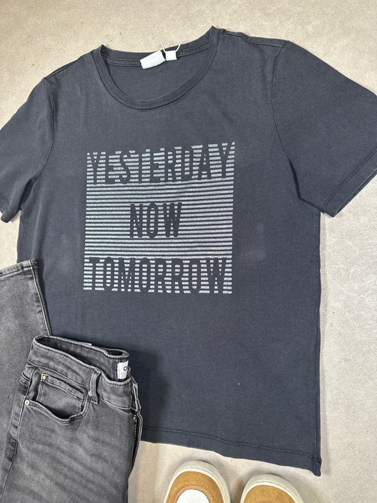 Visybil Muse Short Sleeve Glitter T Shirt Black Now