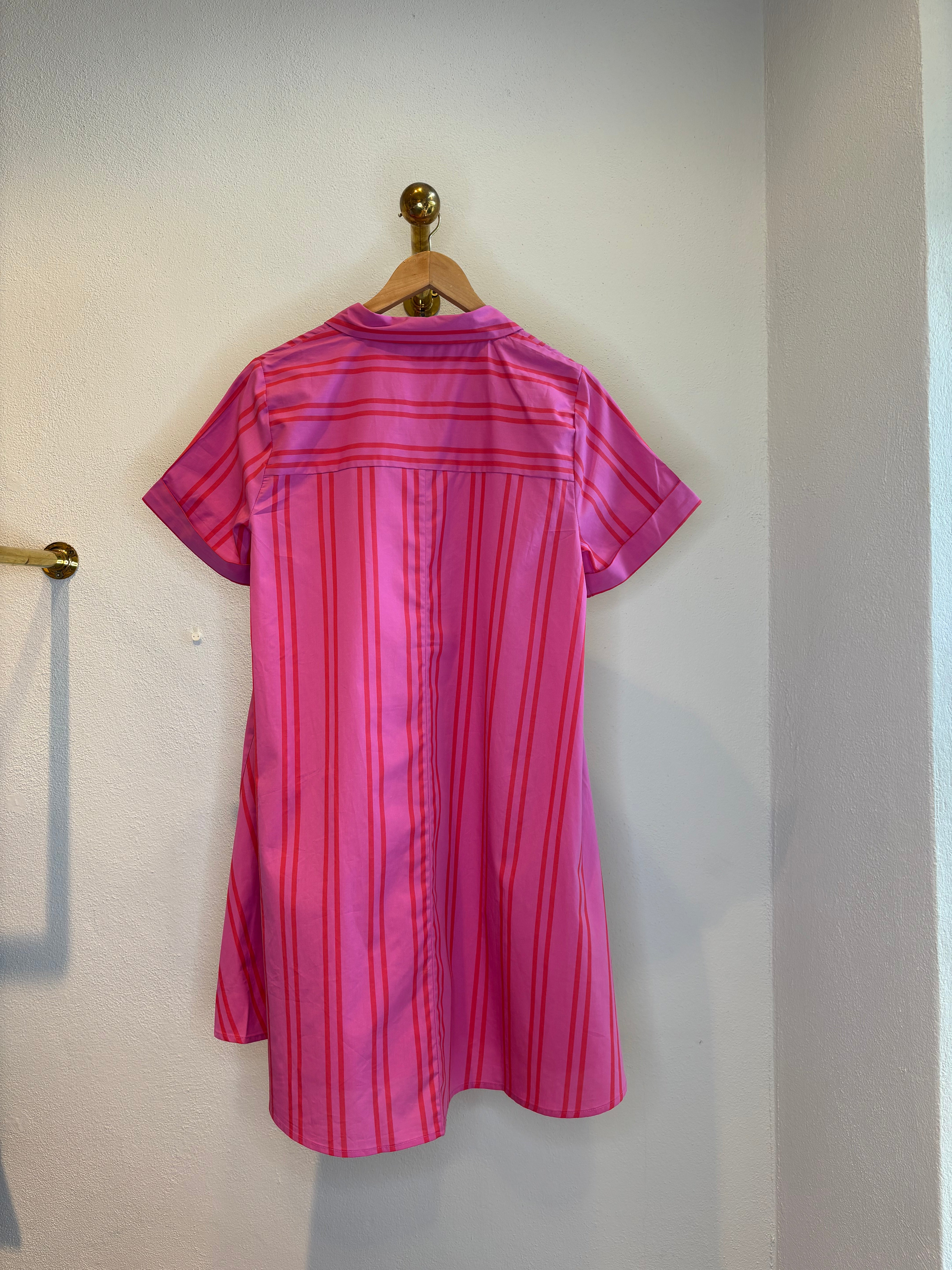 Viwillow Shirt Dress Fiji Flower Hibiscus