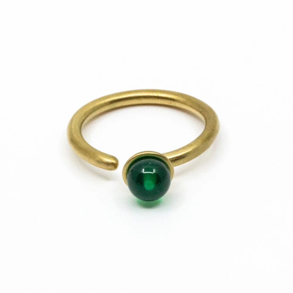Beads Ring Green