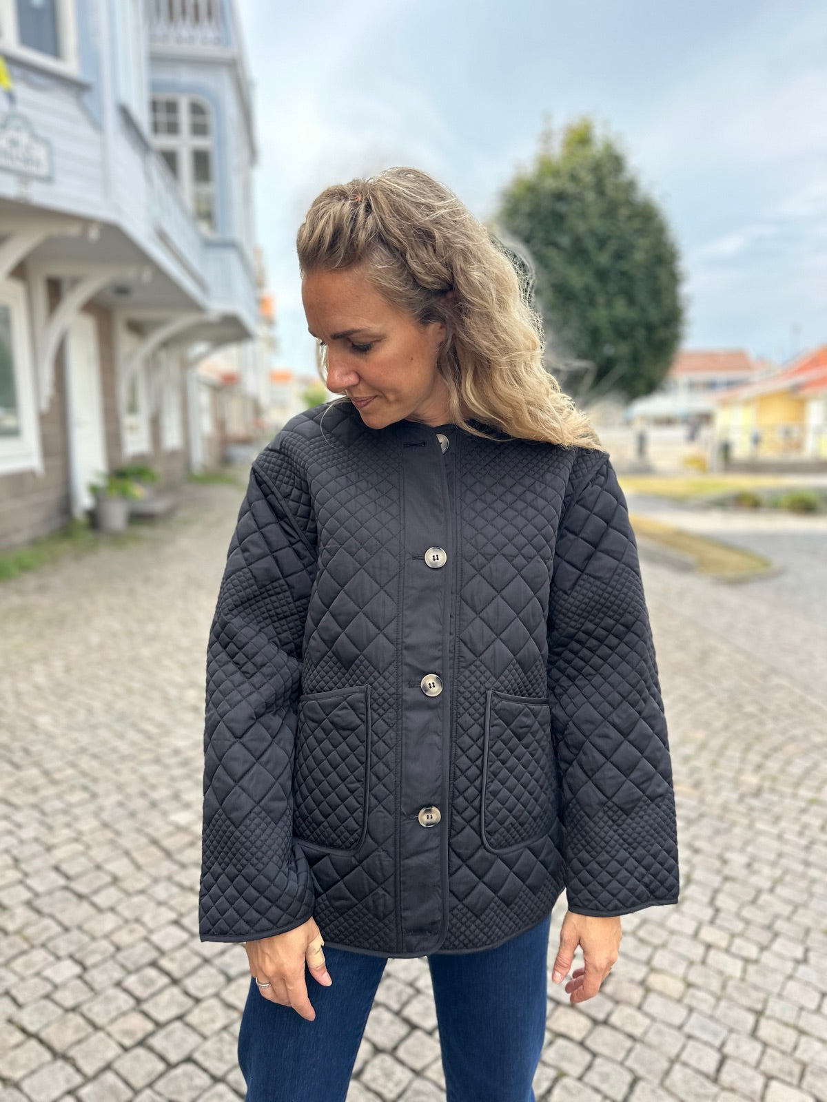 Yaslaurie Long Sleeve Padded Jacket Black