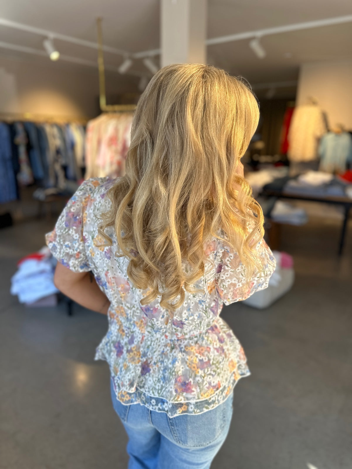 Yasleanna Short Sleeve Top S Show Star White