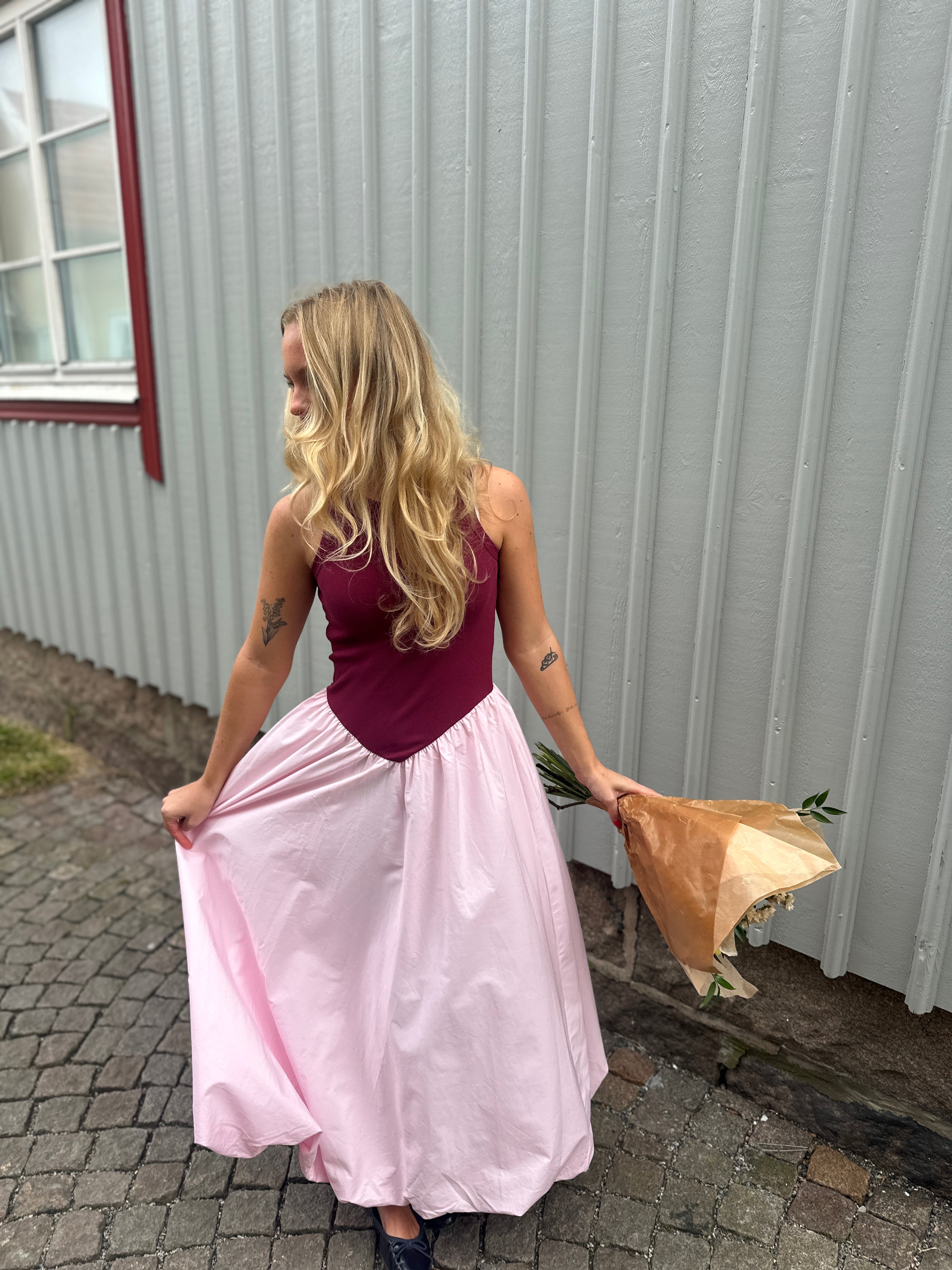Yasmiri Bubble Dress Rhododendron Pink Lady