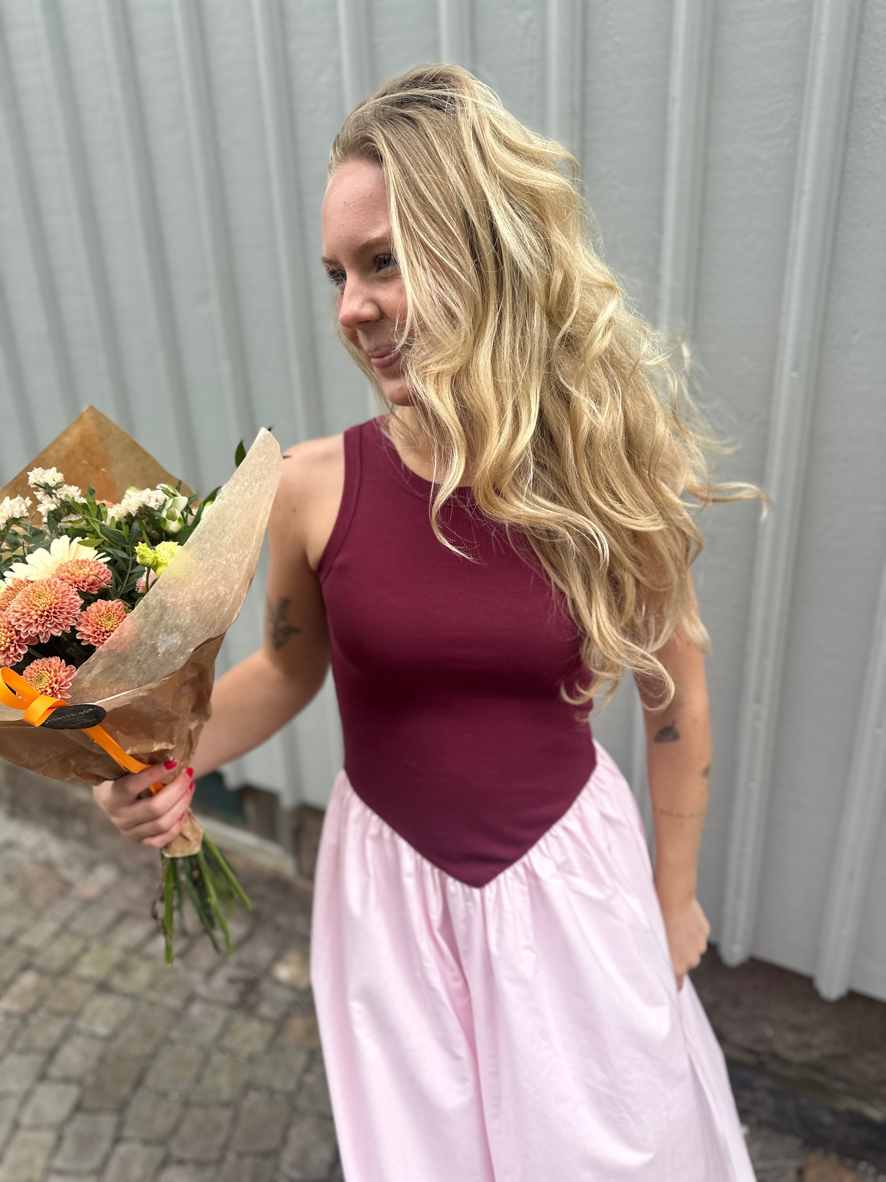 Yasmiri Bubble Dress Rhododendron Pink Lady