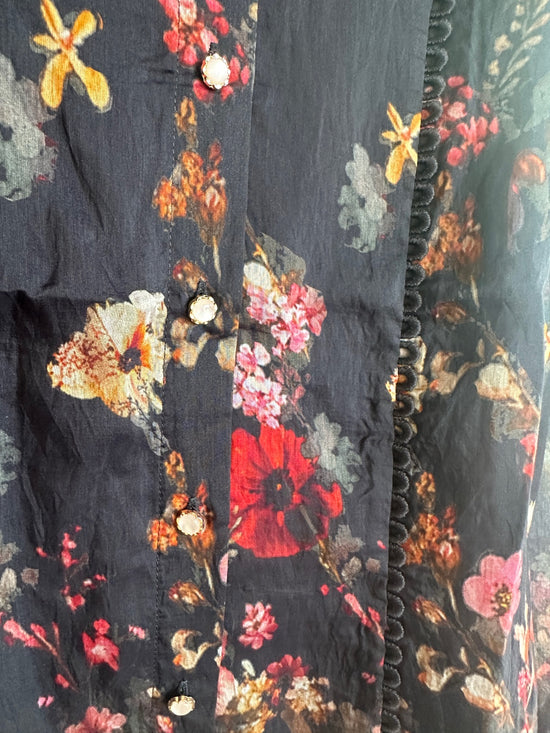 Yasromantica Long Sleeve Shirt Show Black Romantica Aop