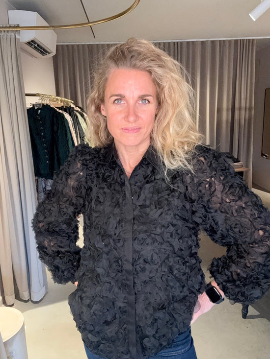 Yasroso Long Sleeve Shirt Show Black