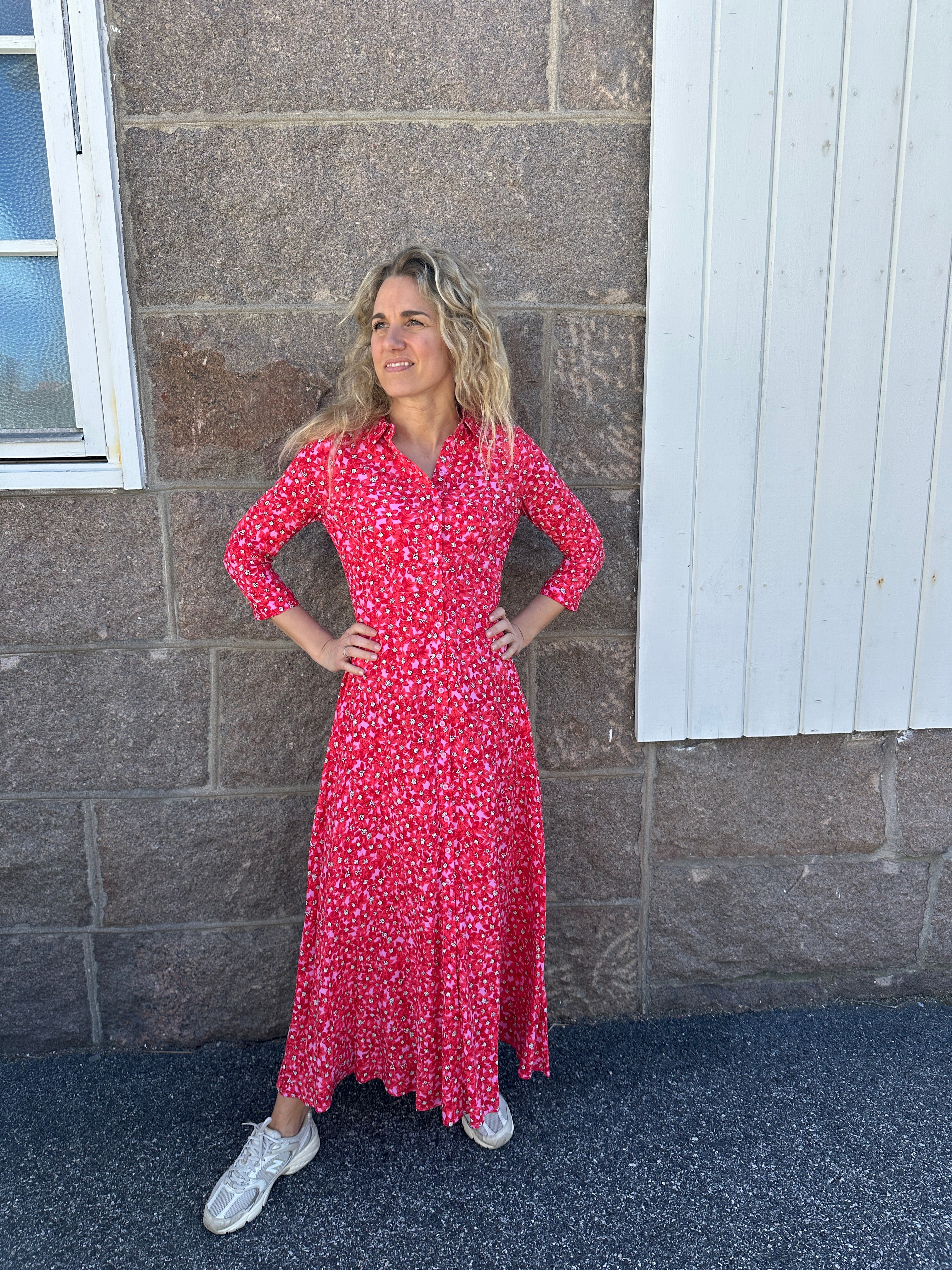 Yassavanna Dress Cyclamen Polly