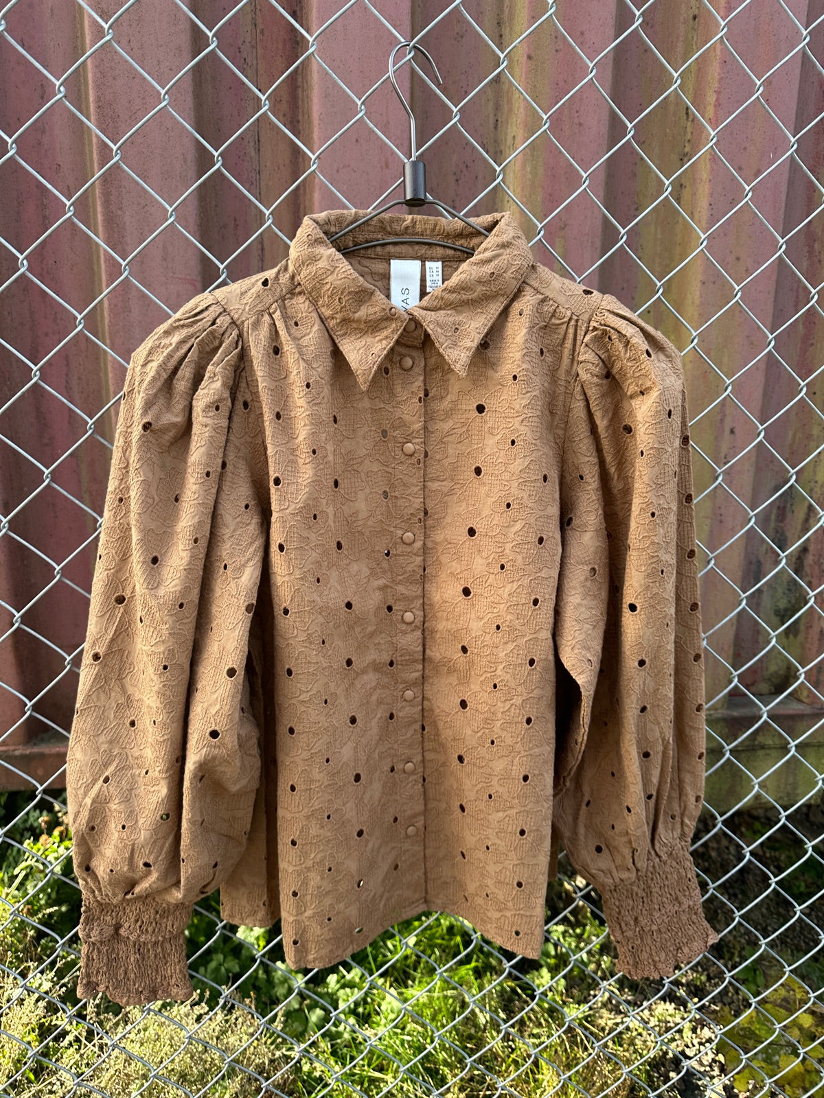 Yassurio Long Sleeve Shirt Toasted Coconut