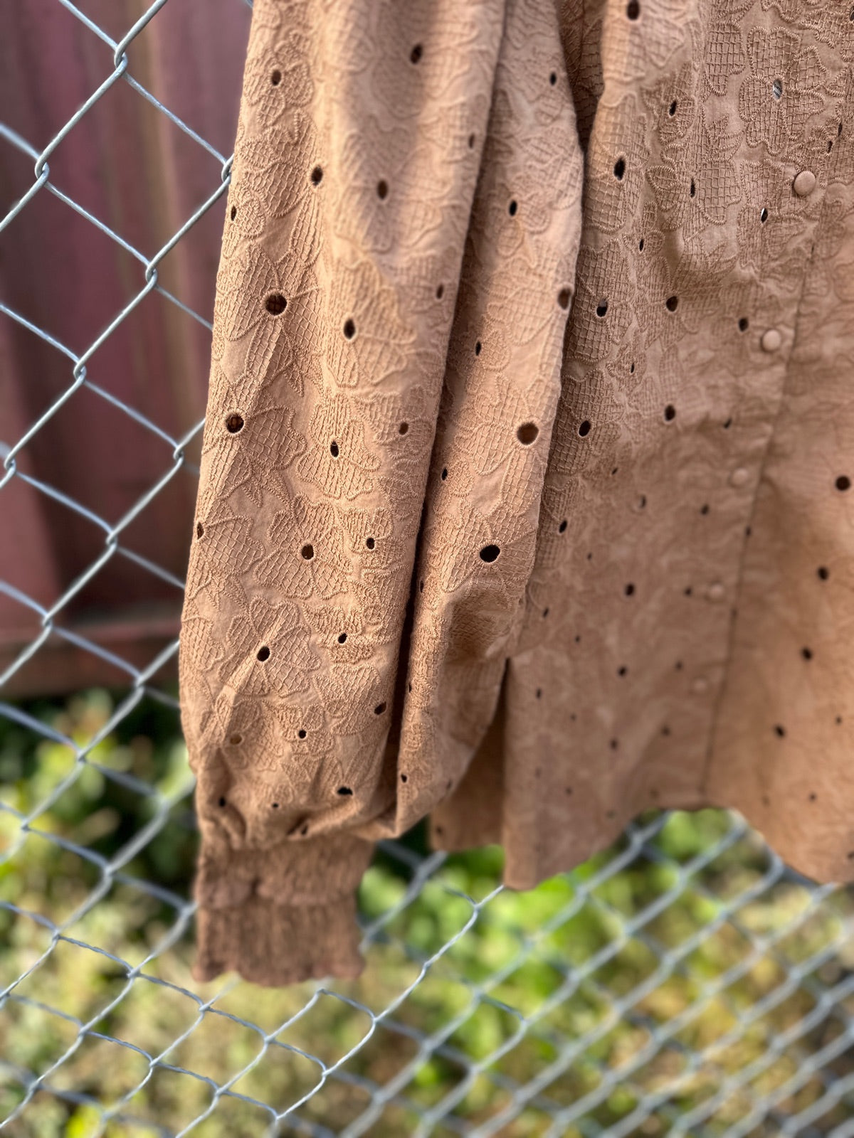 Yassurio Long Sleeve Shirt Toasted Coconut