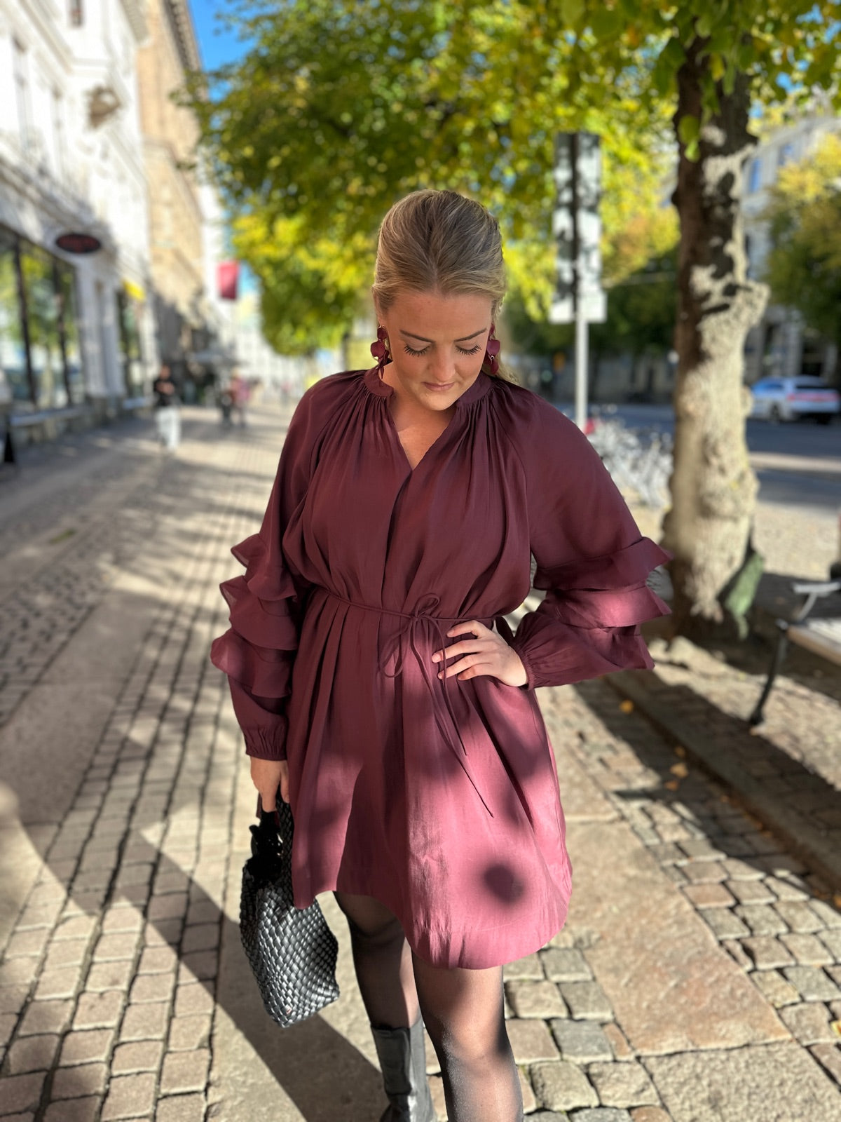Yastemura Long Sleeve Dress Port Royale