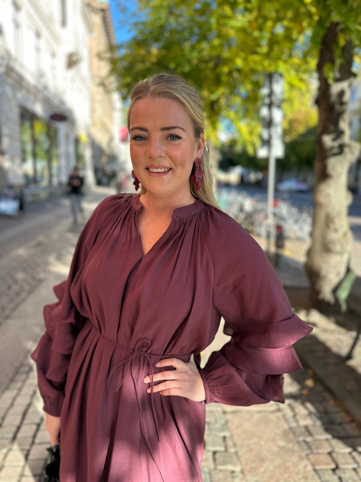 Yastemura Long Sleeve Dress Port Royale