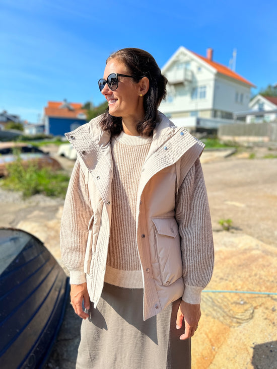 Yasthello Down Mix Gilet Peyote