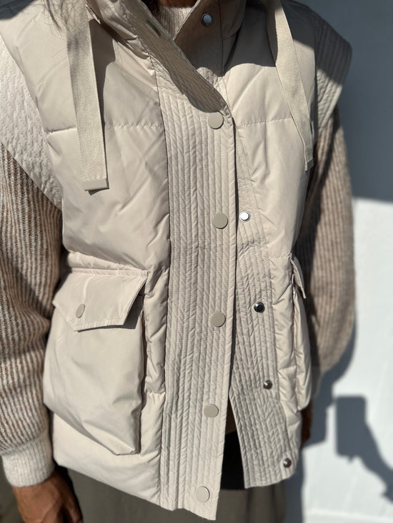 Yasthello Down Mix Gilet Peyote