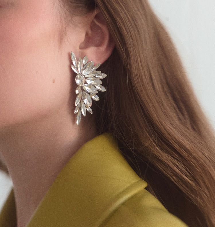 Oksana earrings silver