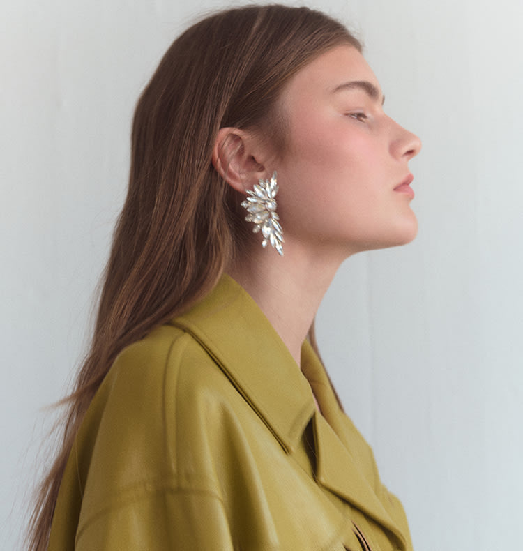 Oksana earrings silver