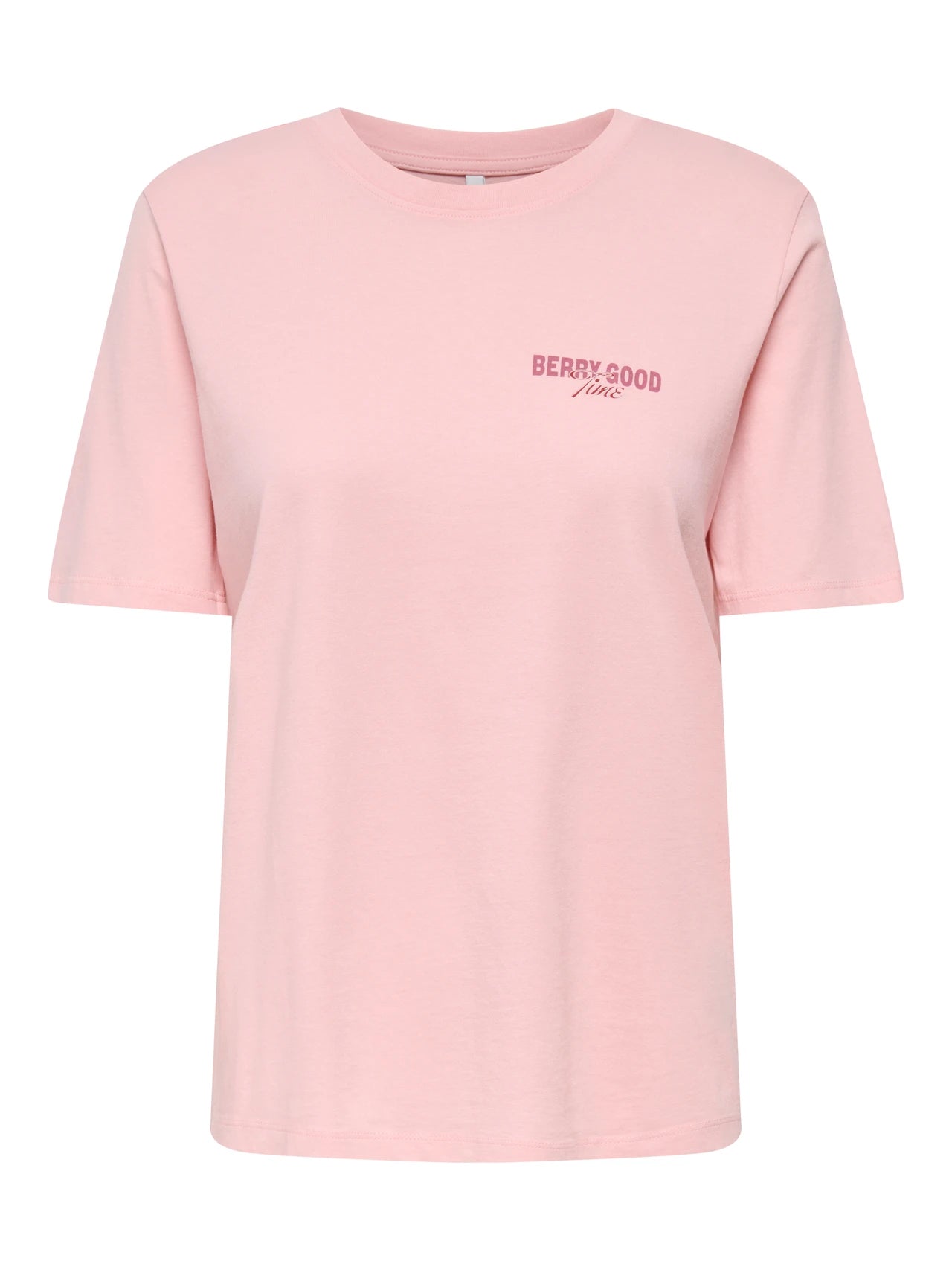 Onllucy Monja Short Sleeve Top Rosy Touch Strawberry