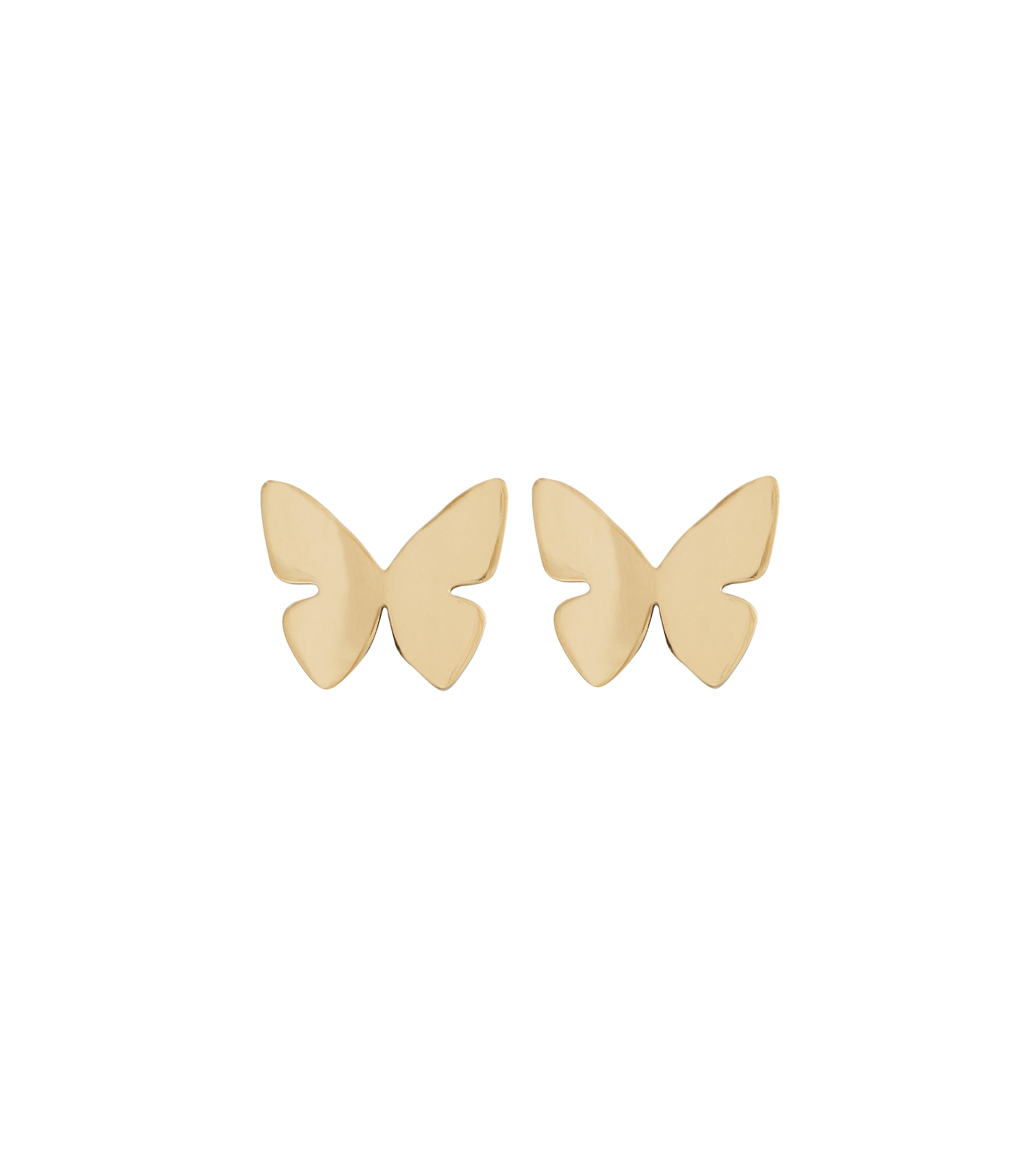 Papillon Studs Gold