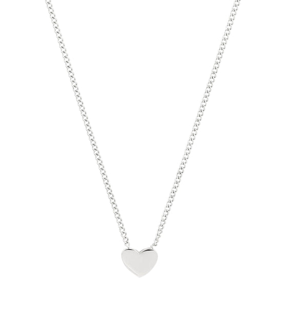 Pure Heart Mini Necklace Steel