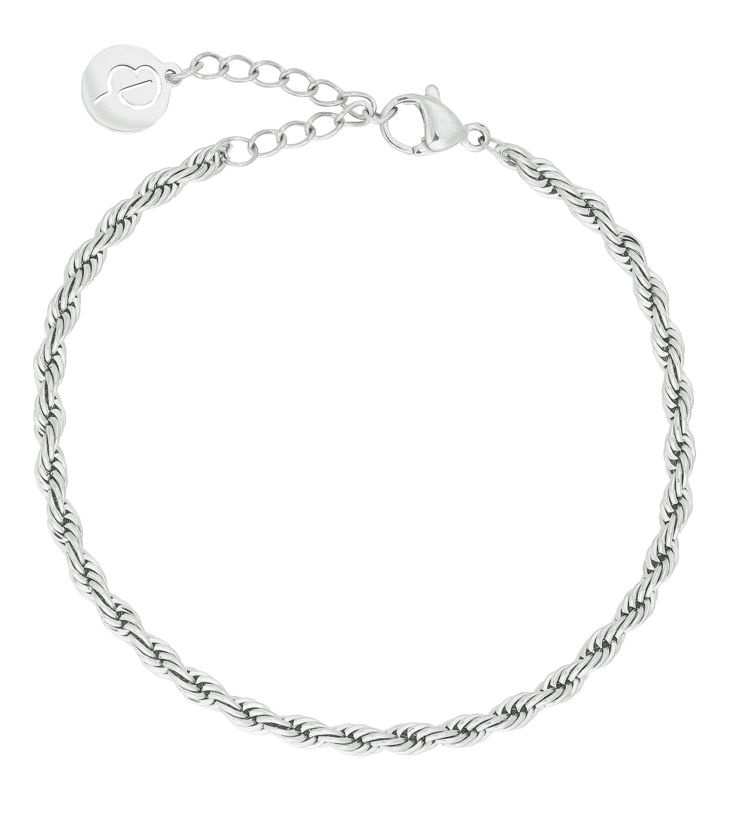 Rope Chain Bracelet Steel