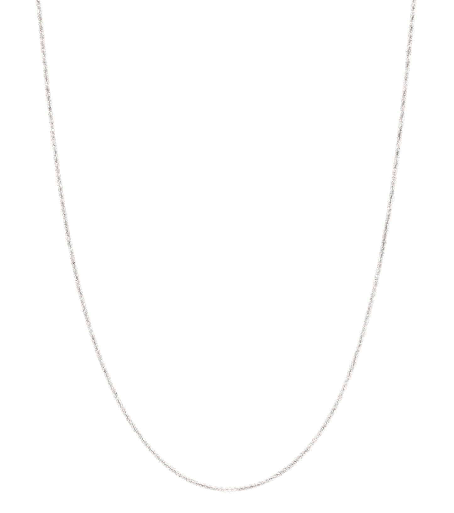 Tinsel Thin Necklace Steel