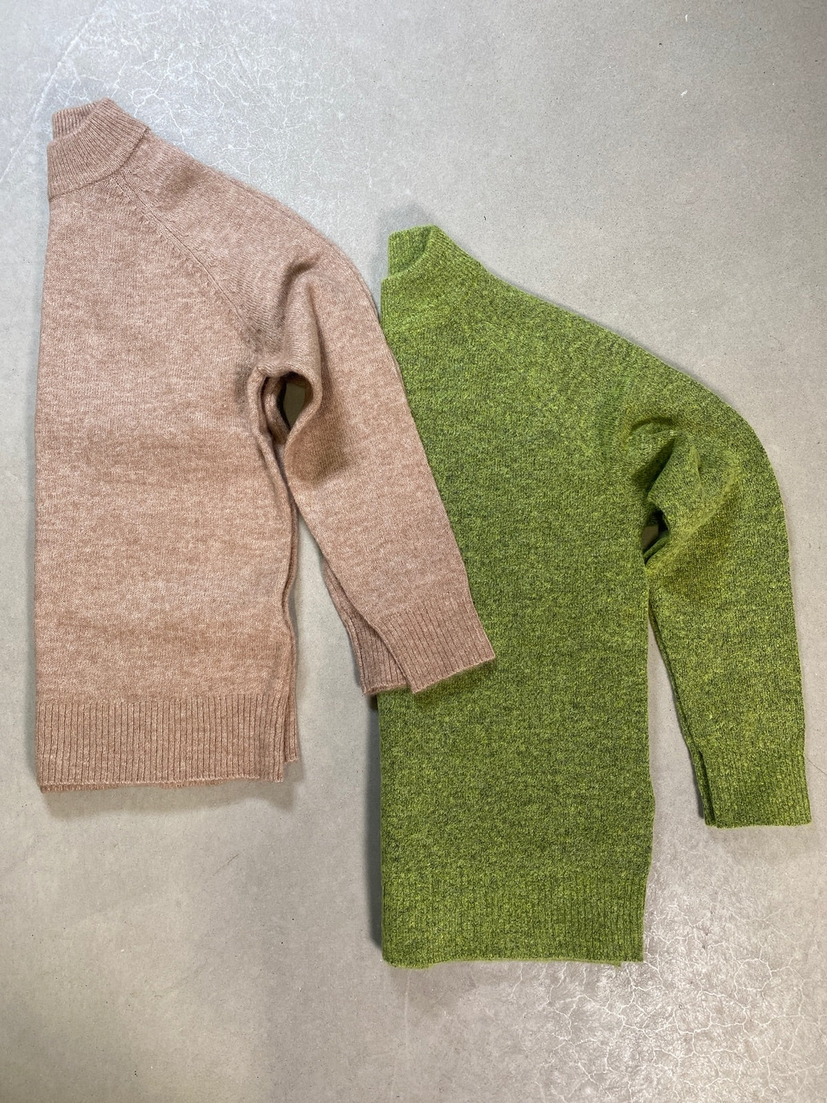 Slflulu Long Sleeve Knit High Neck Amphora Melange