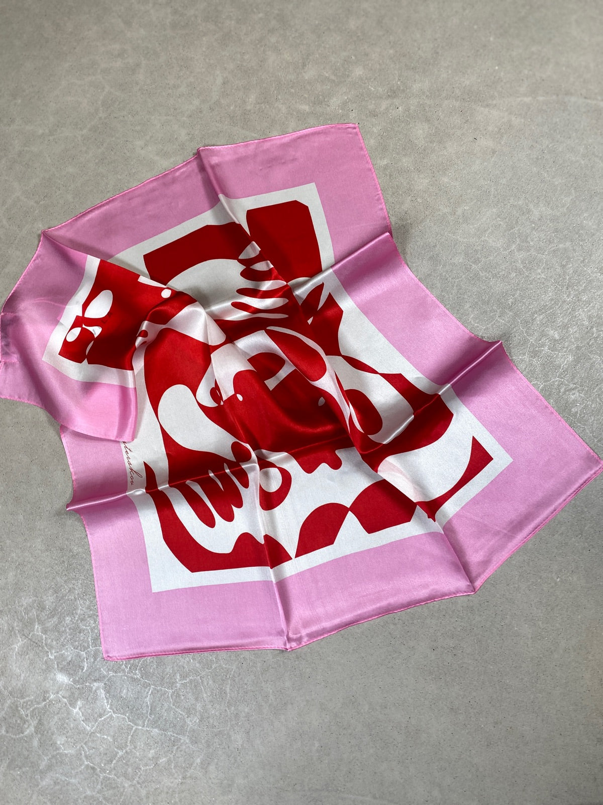 Vikathy Silk Scarfefm Pink Yarrow